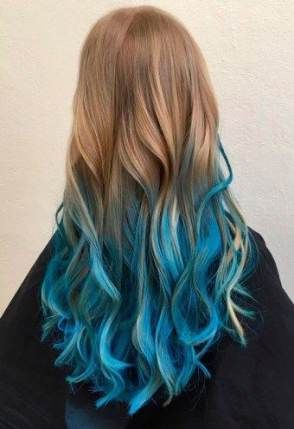 49 Ideas For Hair Blue Blonde Dyes Met Afbeeldingen Hair Blue Blonde Dyes