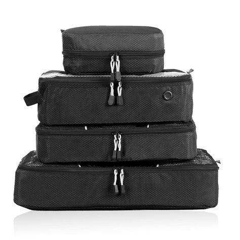 i Drawing Portrait Horse 3 Set Packing Cubes,2 Various Sizes Travel Luggage Packing Organizers