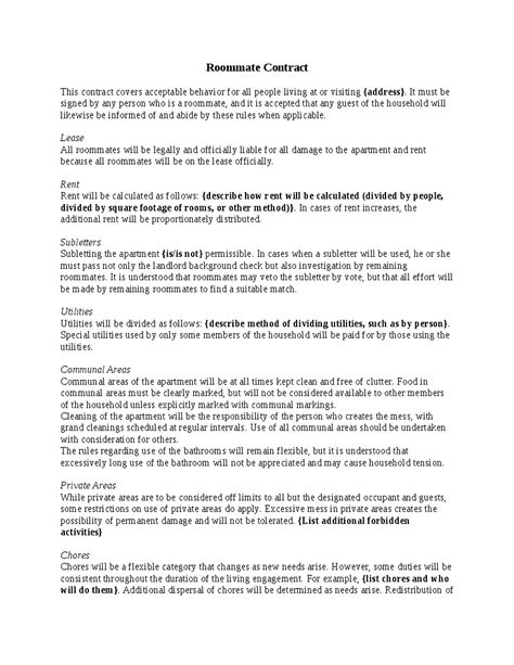 Pin by Luis Vanegas on Sample Bills Pinterest Hampshire - roommate agreement Pin by Luis Vanegas on Sample Bills Pinterest Hampshire - roommate agreement