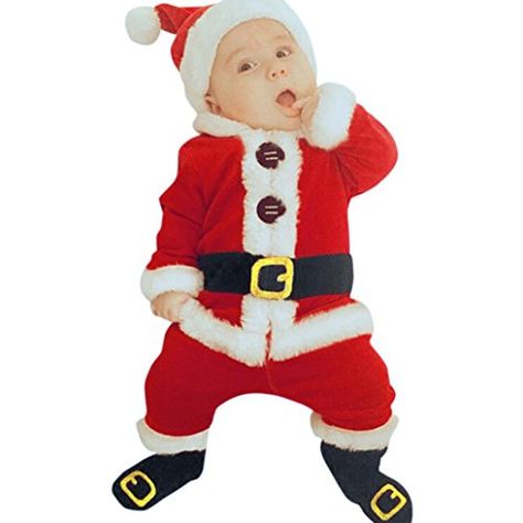 Ragazzi Babbo Natale Costume Babbo Natale Vestito Natale Bambino Kids