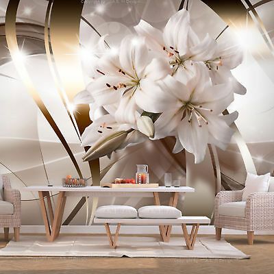 Vlies Fototapete 3d Blumen Lilien Tapete Xxl Wandbild Wandtapete