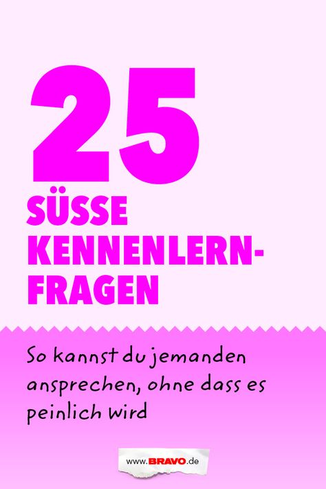 Fragen fürs flirten