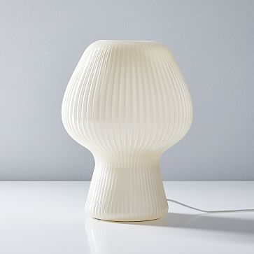 Ribbed Glass Table Lamp 13 Kids Ceramic Lamps Ribbed Glass Table Lamp 13, Hudson Table Lamp West Elm