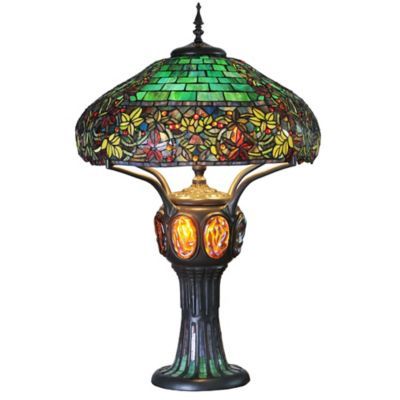 Light Multicolor Table Lamp Mosaic Glass Table Lamps