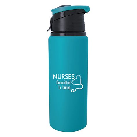 Insulated Stainless Steel Water Bottle Medical Symbol RN Registered Nurse 17 oz