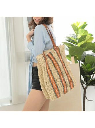 veryvoga schultertaschen strandtaschen lassige einkaufen buro karriere urlaub papier seil reissverschluss modisch 13 79 strandtasche schultertasche modisch