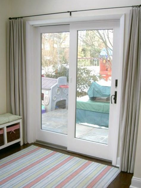 26 Sliding Door Curtains Ideas Window Treatments 26 Sliding Door Curtains Ideas, Valance Ideas For Sliding Doors