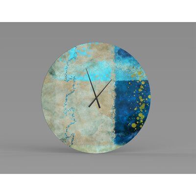 Orren Ellis Oversized Maira Wall Clock Wayfair In 2020 Wall Clock Chic Wall Clock Mid Century Wall Clock