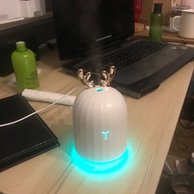 Mini Cute Cool Mist Humidifier, Lovely Christmas Deer Mini Cute Cool Mist Humidifier, Lovely Christmas Deer