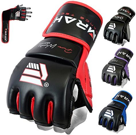EMRAH Charged V-2 Boxing Gloves Muay Thai Training Sparring Punching Bag Mitts kickboxing Fighting