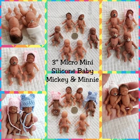 Miniature Reborn Baby Girl Free Legs and Hands 1 12 Scale Etsy