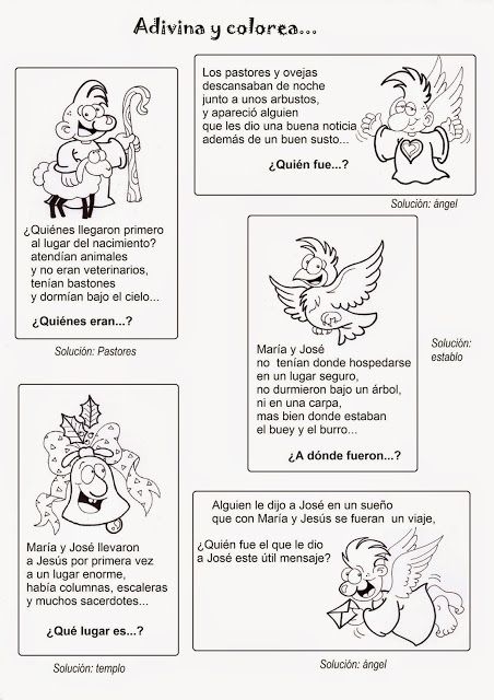 La Catequesis Adivinanzas Navidad Adivinanzas Biblicas Adivinanzas Catequesis