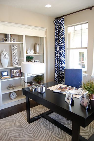 Navy Blue Office - LMB Rental July 2014 | Blue office, Round rugs ... Navy Blue Office - LMB Rental July 2014 | Blue office, Round rugs ...