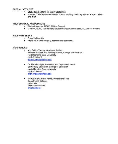 NCSU Resume Sample - resumesdesign ncsu-resume-sample - example of cook resume NCSU Resume Sample - resumesdesign ncsu-resume-sample - example of cook resume