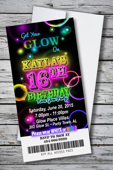 disco birthday party invitations free