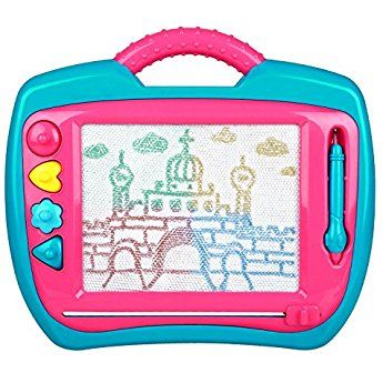 Peradix Pizarras Mágicas Con Sellos Pizarra Infantil Tablero De Dibujo Educación De Dibujar Y Escribir Rosa Magnetic Drawing Board Drawing Board Sketch Tablet