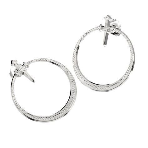 Boucle Oreille Argent Creole