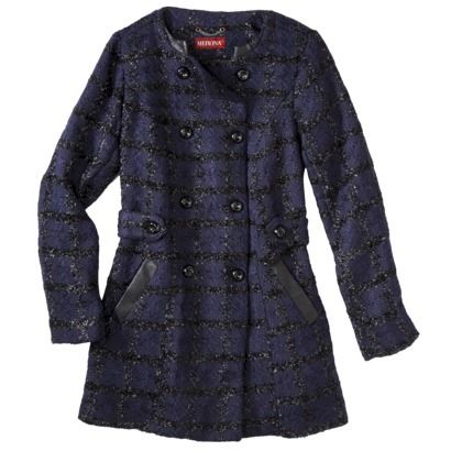 It looks even better in person | Checkered coat, Coat, Navy coat