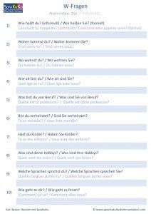 Das kennenlernen französisch
