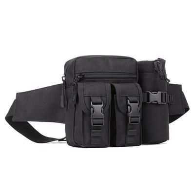 Men Assualt Military Sling Back Day Pack Water Bottle Nylon Messenger Chest Bag