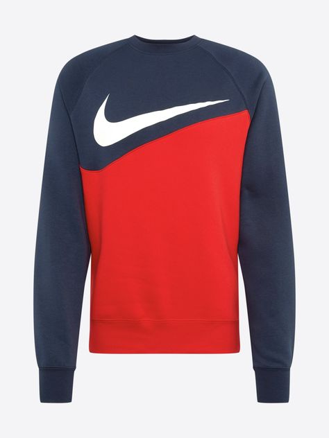 Nike Sportswear Sweatshirt 'SWOOSH' Herren, Navy Rot GARCIA Sweatshirt in Weiß | ABOUT YOU