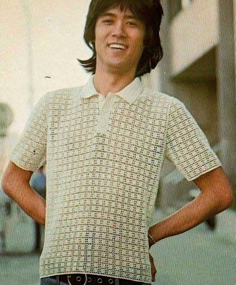 Summer polo shirt, made of linen | Crocheting for men | Crochet men