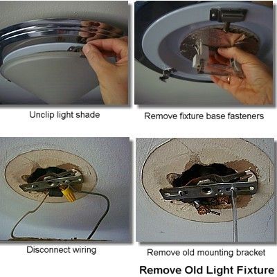 How To Replace A Ceiling Light Fixture Lights Fixtures Replace Light Fixture Ceiling Lights, Changing A Light Fixture With Old Wiring