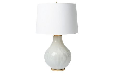 Ribbed Table Lamp Light Blue Barbara Cosgrove Products Ribbed Table Lamp Light Blue Barbara Cosgrove Products