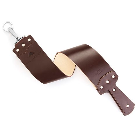Ardent New Cow Leather Strop Belt Straight Razor Sharpening Tool With Hooks