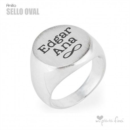 Anillo Sello Personalizado Graba Tu Anillo Sello Con Dibujo Anillo Sello Anillo Plata