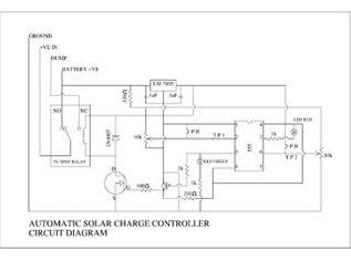 Diy Automatic Solar Charge Controller Circuito Circuito Eléctrico Energía Alternativa