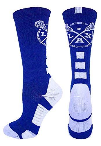 Soccer Ball Athletic Crew Socks Multiple Colors