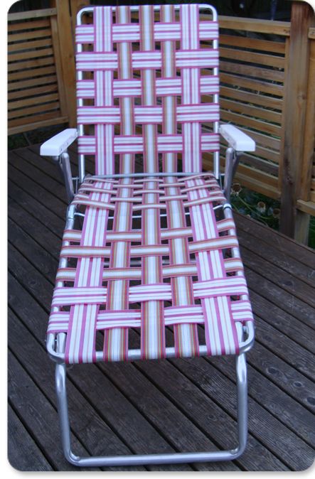 Vintage Fixing Re Webbing A Patio Chair Outdoor Chairs Diy Patio Chairs, Outdoor Furniture Strapping Repair