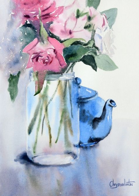 Idees Dessin Aquarelle A Reproduire Affiche Artistique Oeuvre D