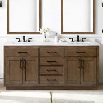 Alonso Bath 72 Vanity 60 Vanities Alonso Bath 72 Vanity 60, Rockvale 36 Vanity By Northridge Home Light Gray