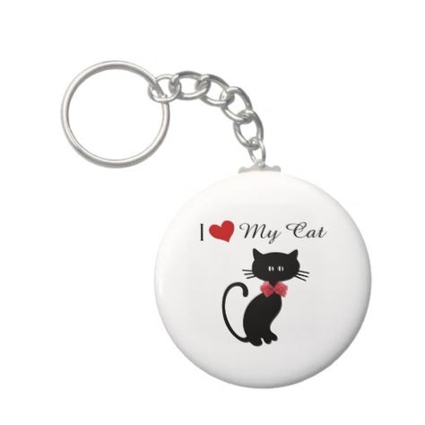 wallpapers I Love My Cat Keychain pinterest