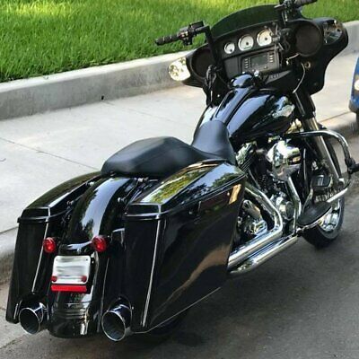 HDBUBALUS Motorcycle 4.5 Stretched Rear Fender Extension Filler Fit for Harley Touring Road King Street Glide Electra Glide 2014-2019 HDBUBALUS Motorcycle 4.5 Stretched Rear Fender Extension Filler Fit for Harley Touring Road King Street Glide Electra Glide 2014-2019