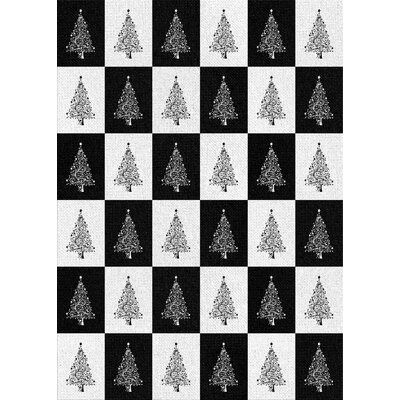 East Urban Home Christmas Black Area Rug Wayfair Black Area Rugs Postcard Christmas Cards East Urban Home