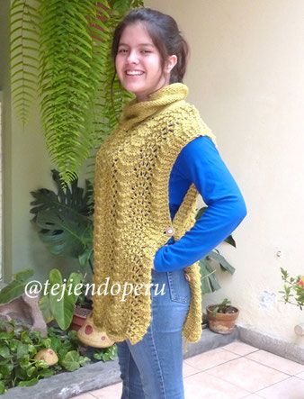 Poncho pullover