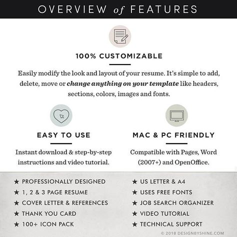 resume template professional creative resume instant modern search friendly resume