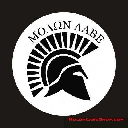 300 MOLON LABE PATCH Spartan Shield GREEK Come and take them Sparta morale patch