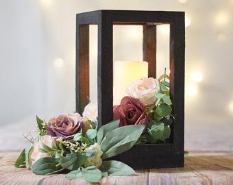 Reclaimed Wood Candle Lantern Centerpiece Rustic Wedding Table Decoration Rustic Wedding Table Decor Rustic Lantern Centerpieces Lantern Candle Centerpieces
