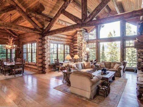 Pin by Pro Home Improvement on Living Room Decor DIY | Cabin interior