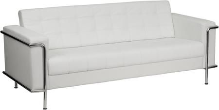 Paris 3 Modern White Leather Sectional Sofa Gfi Modern White