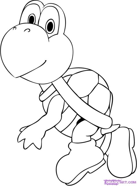 Goomba Nintendo Coloring Cool Coloring Pages Color Fun Colors