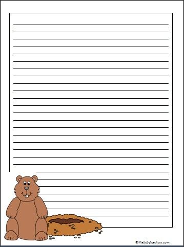 This is a Groundhog Day writing template available FREE on - writing template This is a Groundhog Day writing template available FREE on - writing template