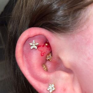 Labret stud for conch piercing deals