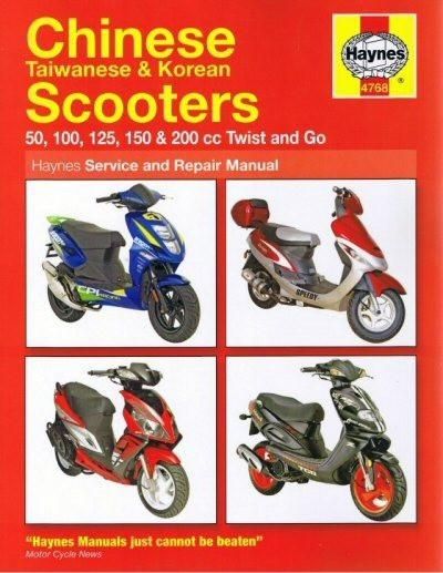 Haynes Scooter Manual 4768 Chinese Taiwanese 50cc 200cc