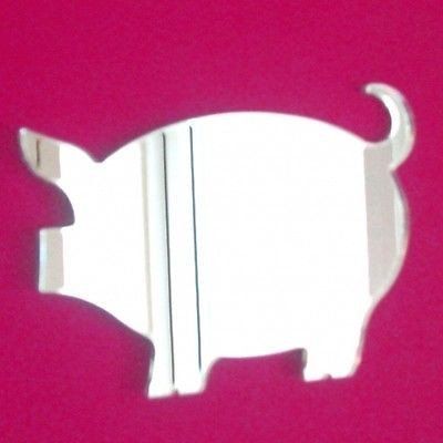Shatterproof Acrylic Mirrors, Several Sizes Japanese Akita Dog Shaped Mirrors