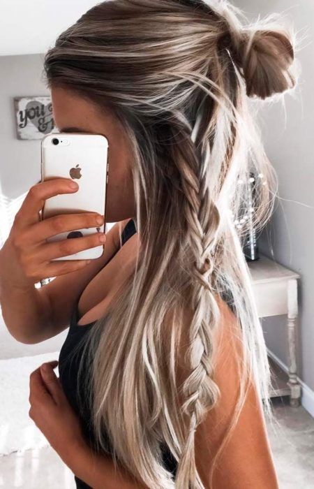 Easy To Do Frisuren Fur Langes Haar 2017 Idee Per Capelli Acconciature Semplici Capelli Lunghi